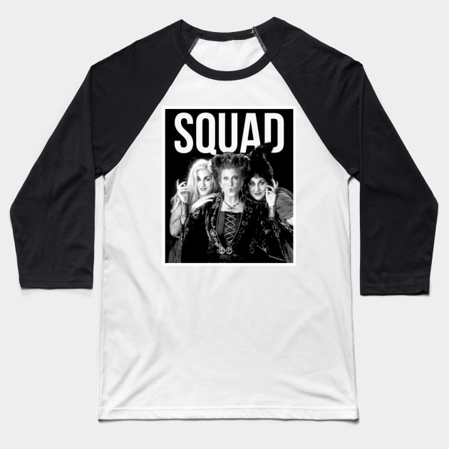 halloween it's just a bunch of hocus pocus squad Baseball T-Shirt by Gpumkins Art
